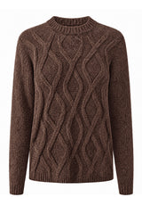 Cable Front Chenille Jumper