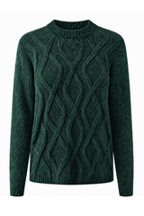 Cable Front Chenille Jumper