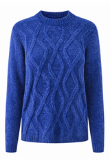Cable Front Chenille Jumper