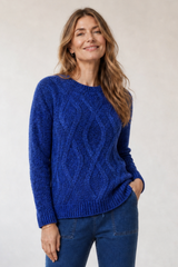 Cable Front Chenille Jumper