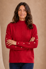Button Sleeve Jumper