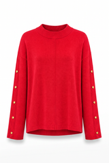 Button Sleeve Jumper