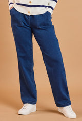 Soft Stretch Denim Trouser