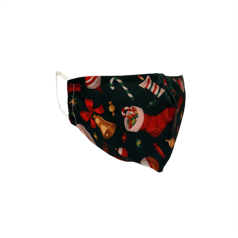 Christmas Print Face Covering Multi