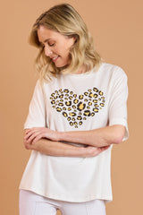 Heart Print T-Shirt