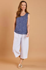 Spot Print Vest Top