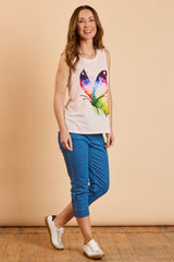 Butterfly Print Vest