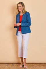 Tailored Denim Blazer