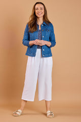 Stretch Denim Jacket