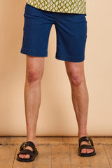 Stretch Denim Knee Length Shorts