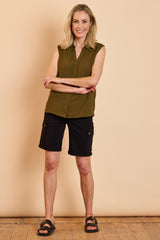 Combat Style Bengaline Stretch Shorts