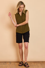 Combat Style Bengaline Stretch Shorts