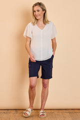 Combat Style Bengaline Stretch Shorts