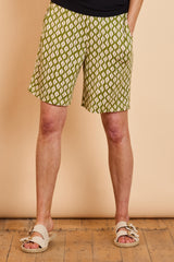Leaf Print Shorts