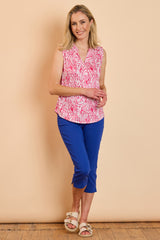 Jean Style Bengaline Stretch Crop