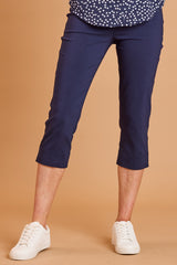 Jean Style Bengaline Stretch Crop