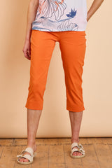 Jean Style Bengaline Stretch Crop