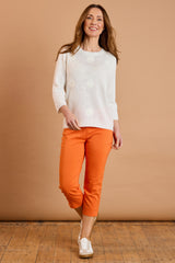 Jean Style Bengaline Stretch Crop