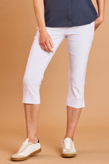 Jean Style Bengaline Stretch Crop