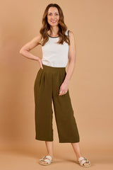 Lightweight Cropped Trousers