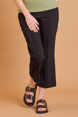 Bengaline Pintuck Flared Crop