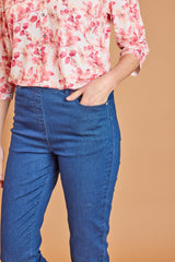 Stretch Denim Trousers