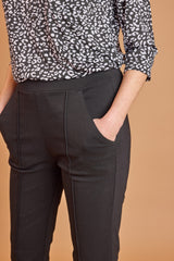 Pintuck Bengaline Stretch Trousers