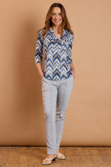 Pintuck Bengaline Stretch Trousers