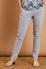 Pintuck Bengaline Stretch Trousers