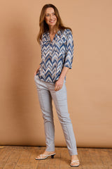 Pintuck Bengaline Stretch Trousers