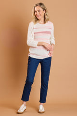 Zig Zag Colour Block Jumper