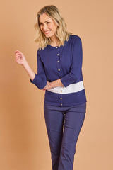 Colour Block Cardigan