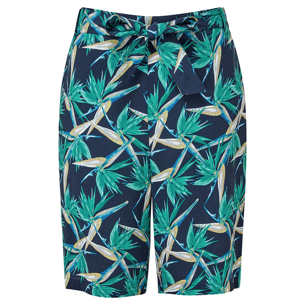 Tie Waist Shorts Tropical