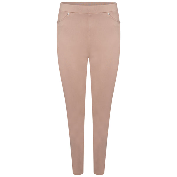 Jean Style Bengaline Trousers Stone