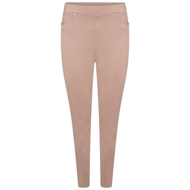 Jean Style Bengaline Trousers Stone